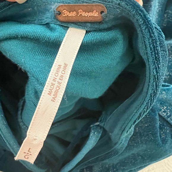 Free People Shattered Velvet Mini Dress with Removable Straps - Picture 4 of 4